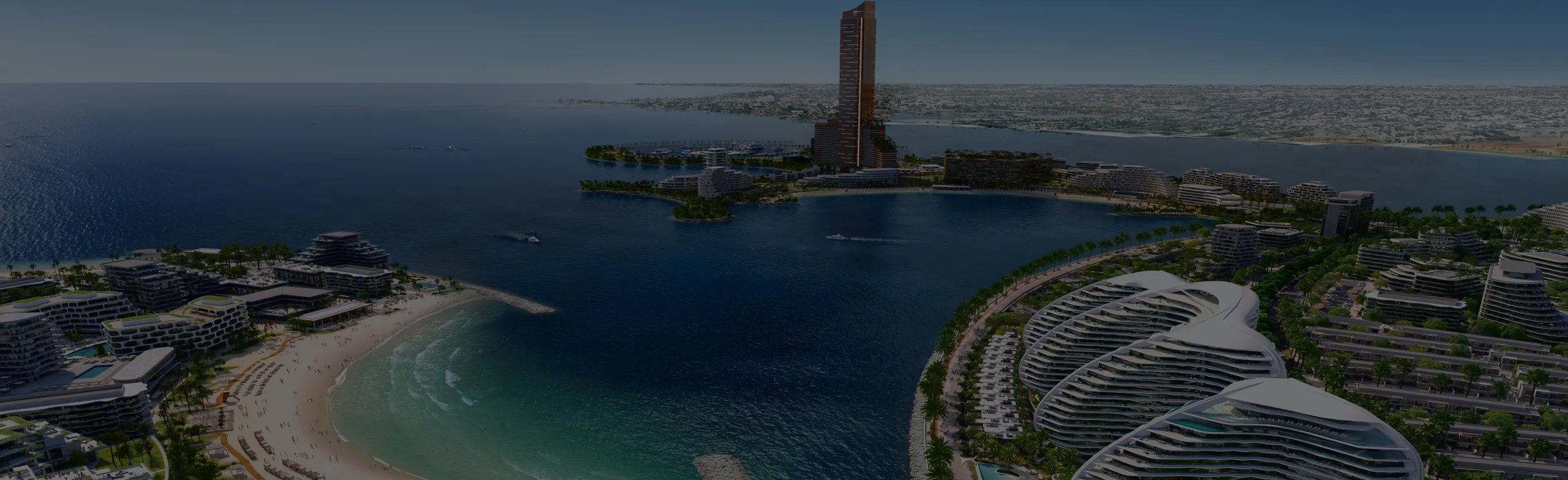 جزيرة المرجان مع Oystra ومنتجع Wynn
